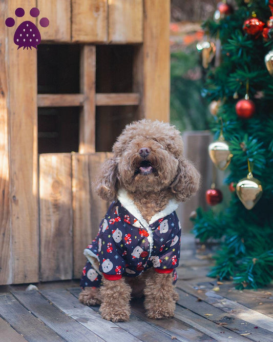 Waterproof Adorable Christmas Bear Jacket for Dogs